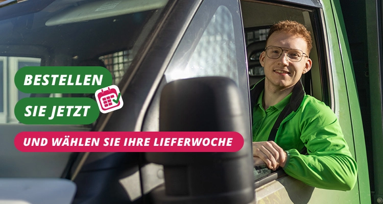 Wählen Sie Ihre Lieferwoche selbst